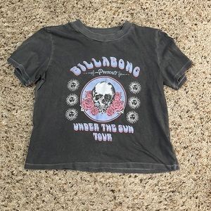 Billabong | Small | Gray | t-shirt | Cropped |